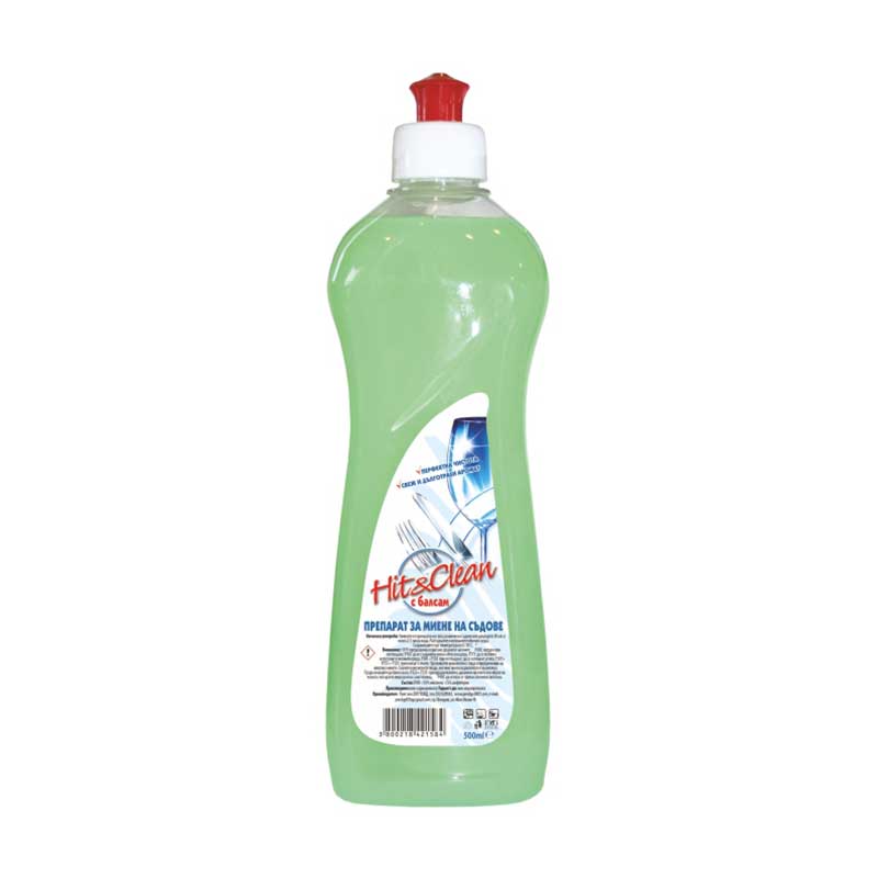 Препарат за миене на съдове Hit&Clean, балсам, 500 ml, асортина ниска цена с бърза доставка - BestPC.BG