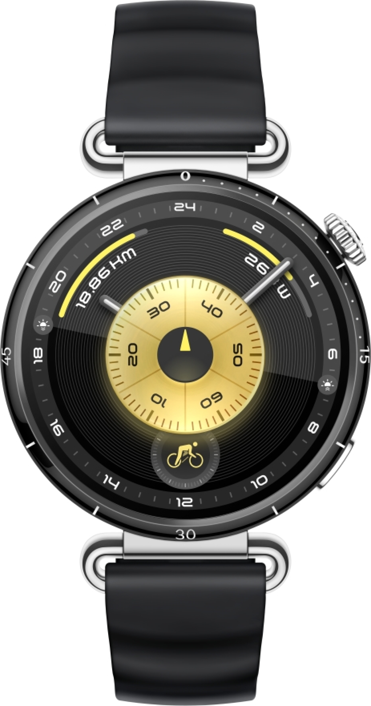 Смарт часовник Huawei Watch GT6, Konsu-B19F, 1.32" AMOLED, Bluetooth 6.0, Водоустойчив, Черенна ниска цена с бърза доставка - BestPC.BG