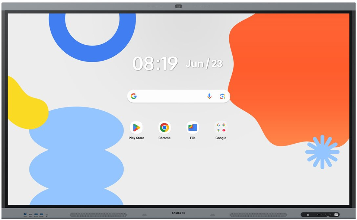 Интерактивна дъска/дисплей SAMSUNG WAFX-P Eboard WA75FX-P - 75inch, Android 15, 4K UHD (3840х2160), 60 Hz, 450 cd/m², Черенна ниска цена с бърза доставка - BestPC.BG