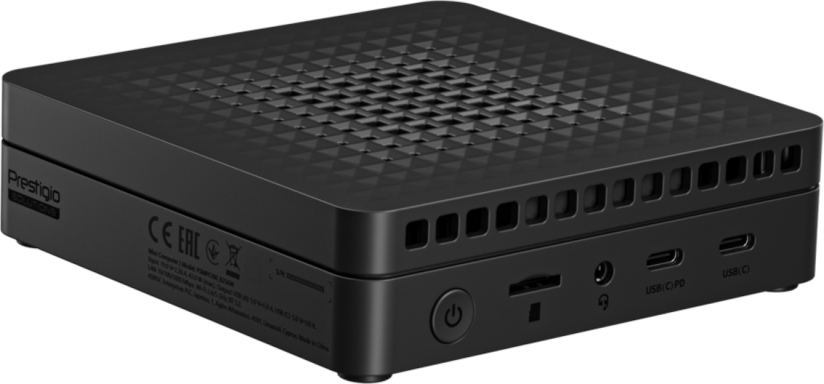 Мини компютър NUC PRESTIGIO SOLUTIONS Alder Lake N100, 8GB+256GB, 1x SSD-M.2 2280, Wifi6, Без OSна ниска цена с бърза доставка - BestPC.BG