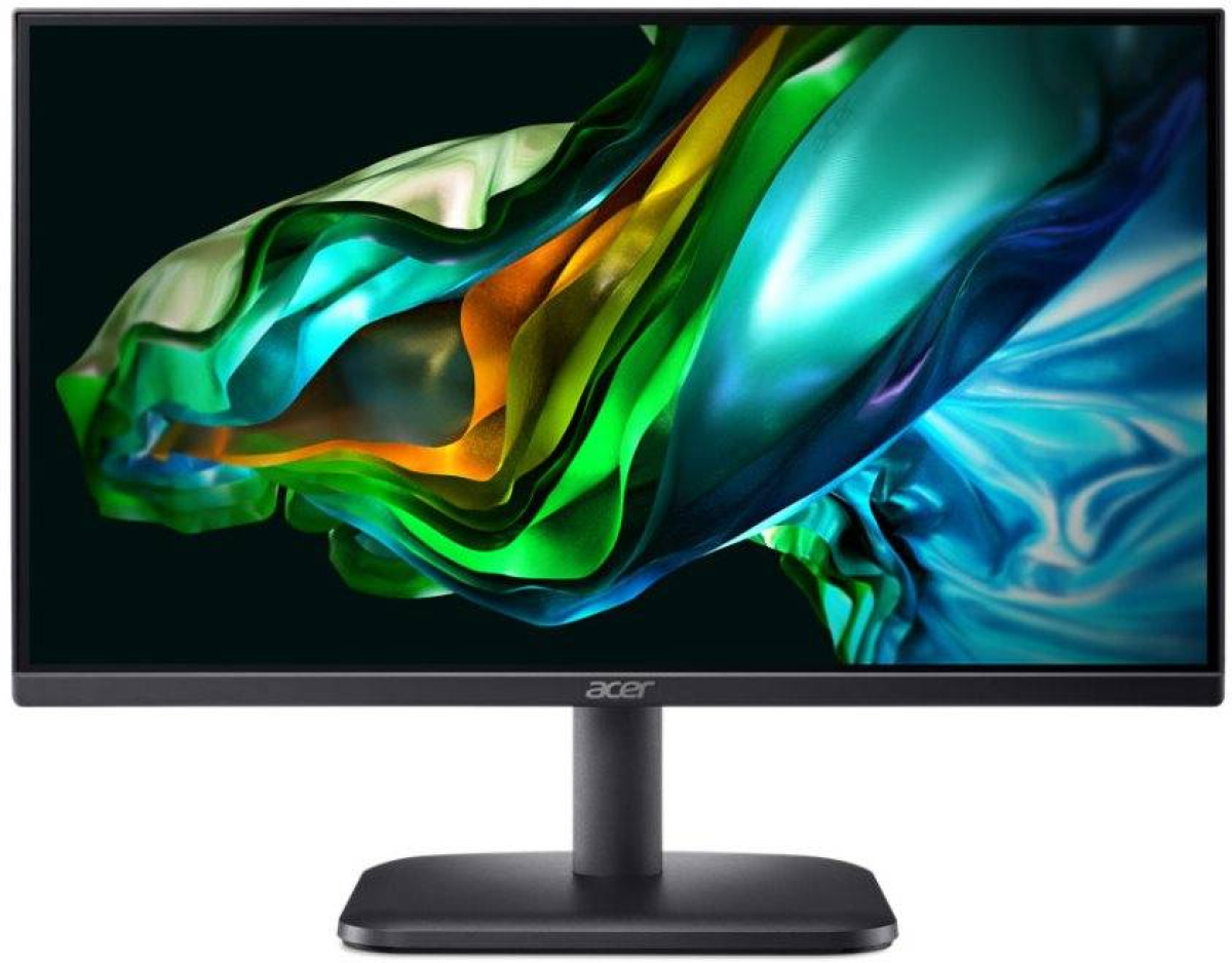 Монитор ACER EK251QP6BI, 24.5" 144Hz, FHD (1920x1080) 16:9, 1x D-Sub(VGA), 1x HDMI, Черенна ниска цена с бърза доставка - BestPC.BG