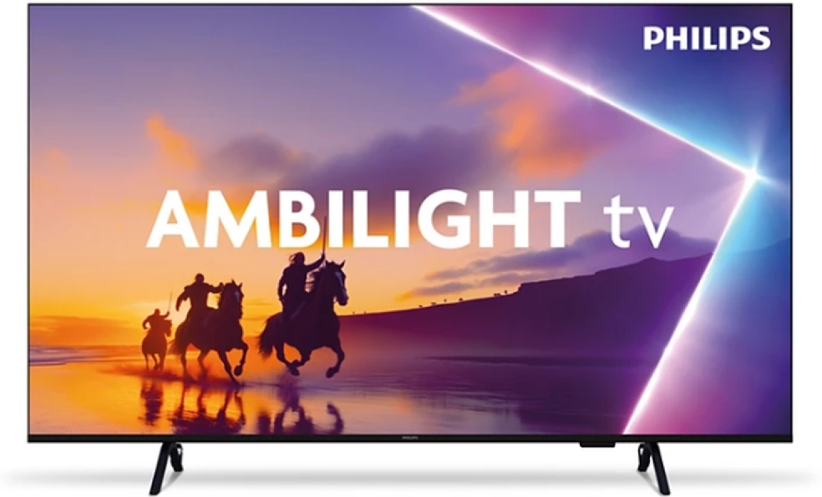 Телевизор Philips 55PUS8400-12, 55" 4K UHD QLED, 3840x2160p, 60Hz, Titan OS, BT 5.2, Черенна ниска цена с бърза доставка - BestPC.BG