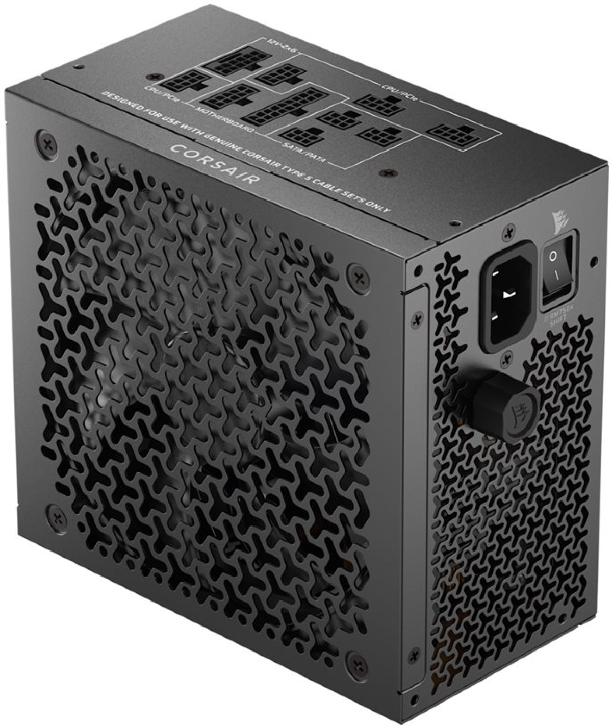 Захранване CORSAIR 2025 RMx Shift Series RM750x Shift, 750 Watt, ATX 3.1, PCIe 5.1, Cybenetics GOLD Certified, Shifted Modularна ниска цена с бърза доставка - BestPC.BG
