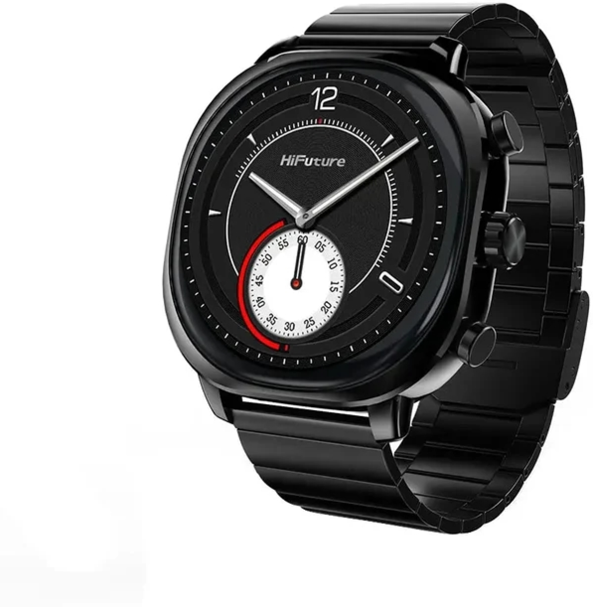 Смарт часовник HiFuture AIX, 1.43"AMOLED, Bluetooth Call, 1ATM Водоустойчив, Черенна ниска цена с бърза доставка - BestPC.BG