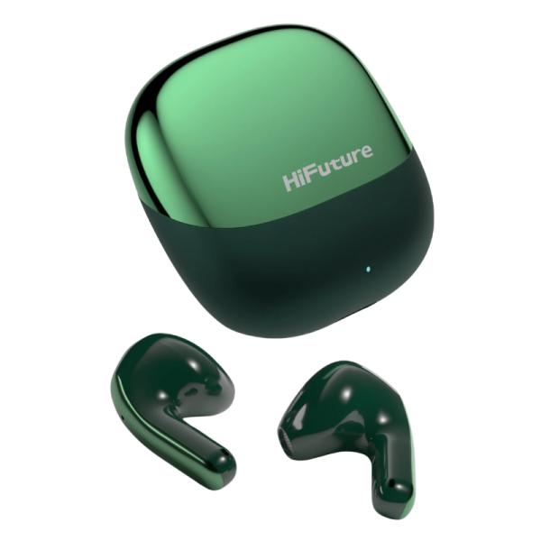 Слушалки HiFuture ChromeBuds, Bluetooth 5.4, До 6 Часа Възпроизвеждане, IPX5 Водоустройчиви, Ultra Bass, Зеленна ниска цена с бърза доставка - BestPC.BG