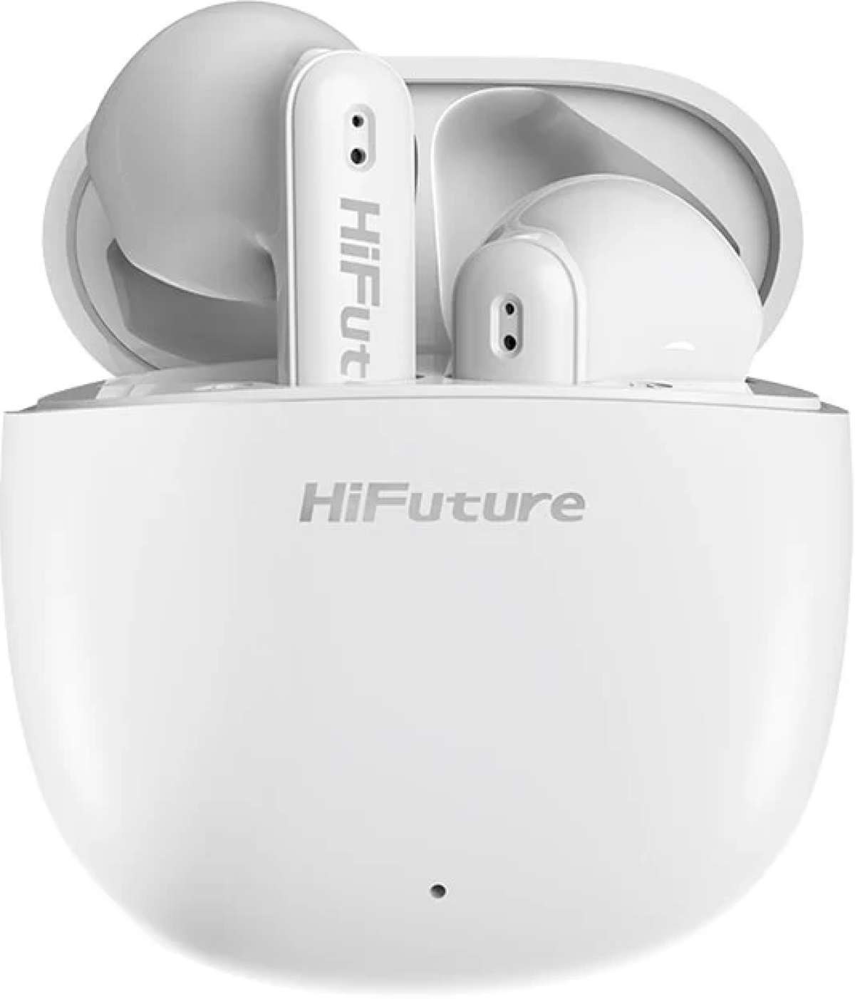 Слушалки HiFuture ColorBuds2, *5+15hours Play time, Bluetooth 5.3, 10MM Driver, Soft Bass, Comfort Fit, Бялна ниска цена с бърза доставка - BestPC.BG