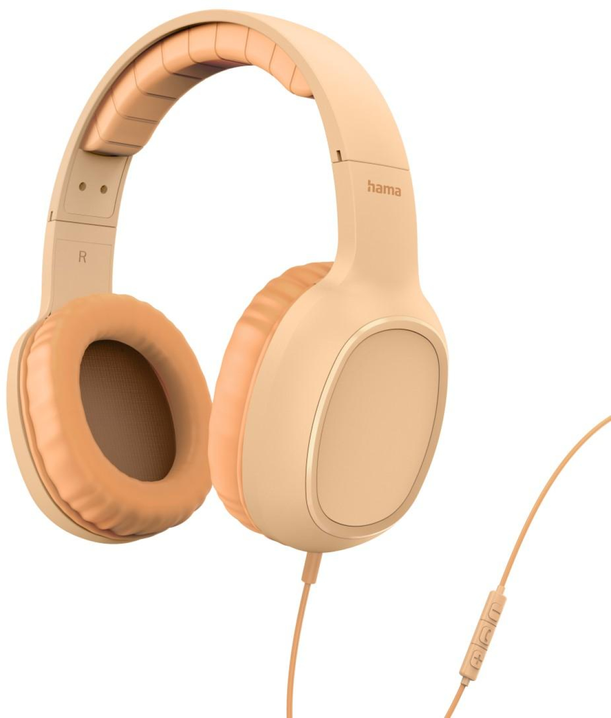 Слушалки HAMA Fun C, с микрофон, 40 мм, с кабел от едната страна, USB-C, оранжевна ниска цена с бърза доставка - BestPC.BG