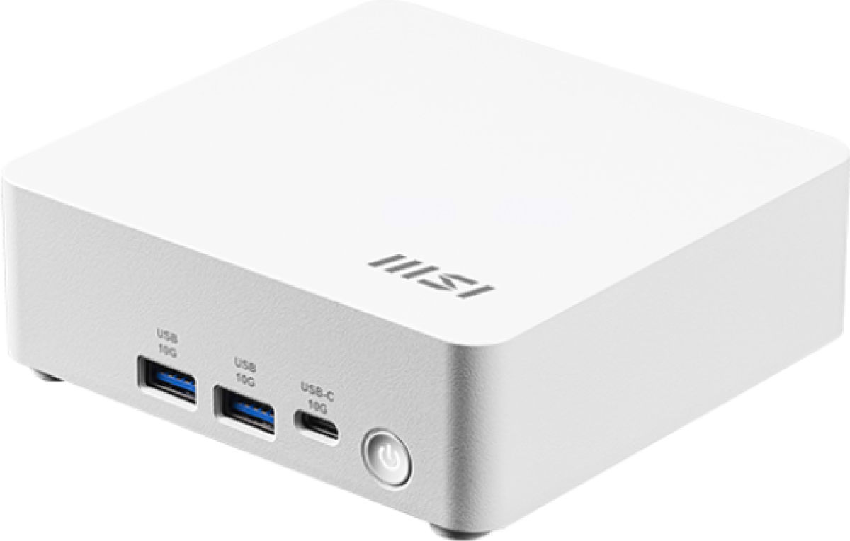 MSI CUBI NUC AI 1UMG-062EU, Intel Core Ultra 5 Processor 125H 1.2GHz, 16GB DDR5, 512GB SSD, Бялна ниска цена с бърза доставка - BestPC.BG