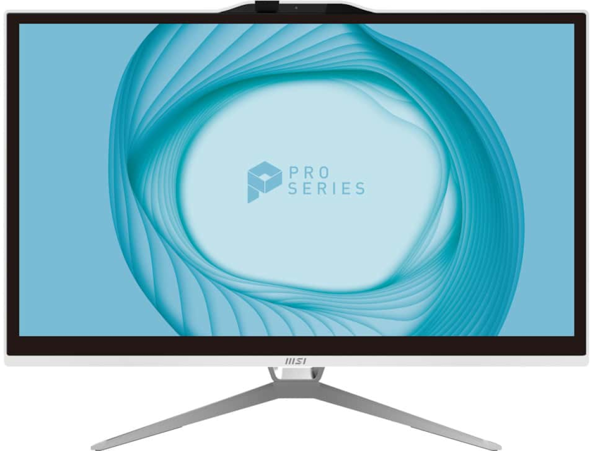 Компютър All-In-One MSI PRO AP222T 13M-435EU, 21.5", FHD 1920 x 1080, Intel Pentium G7400 3.7GHz, 4GB DDR4, 128GB SSD, Win 11 Pro. Бялна ниска цена с бърза доставка - BestPC.BG