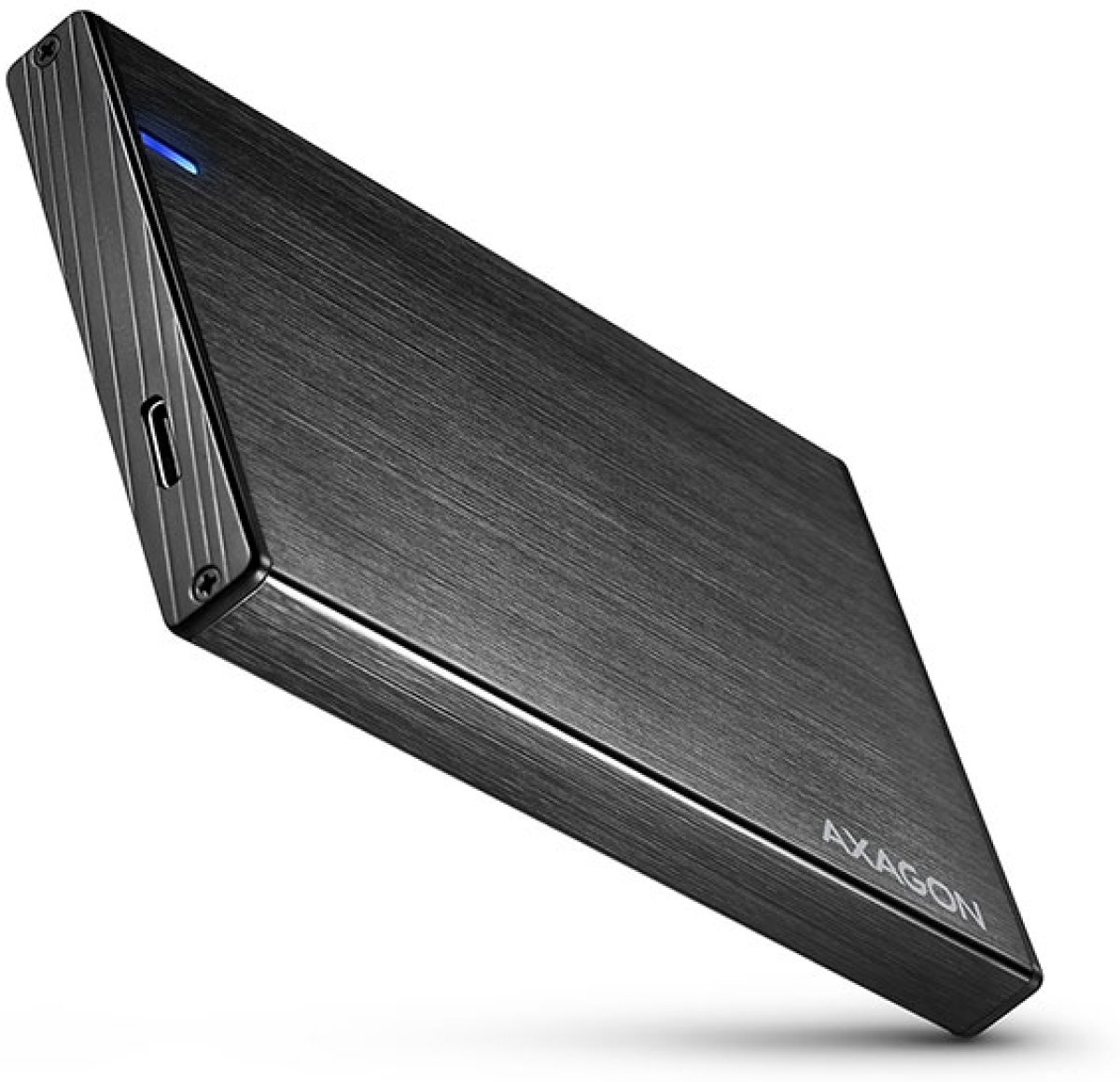 Кутия/Чекмедже за HDD AXAGON EE25-XA6C, USB-C към SATA 2.5", 5Gbps, UASP, алуминиев, черенна ниска цена с бърза доставка - BestPC.BG
