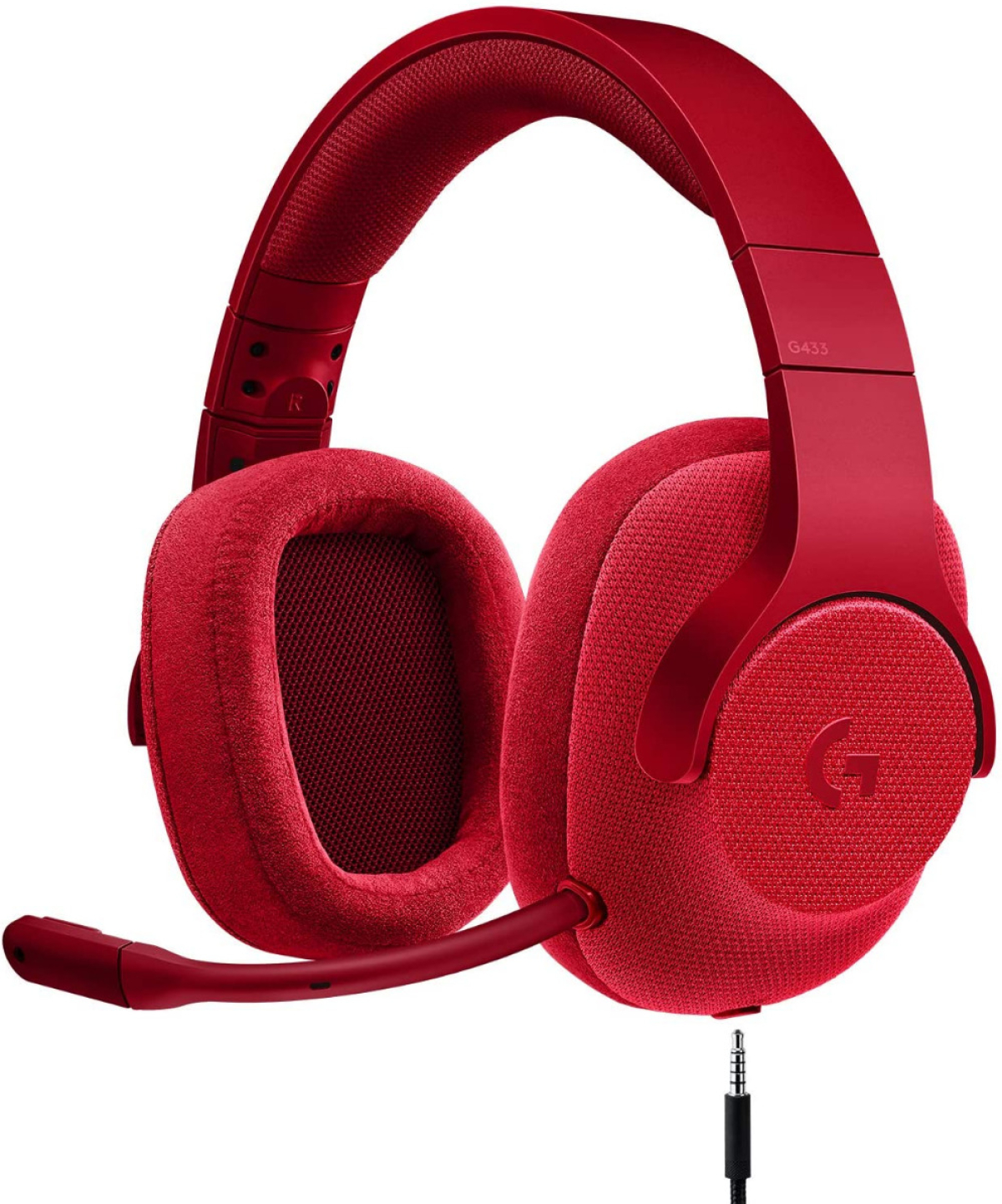 Слушалки G433 7.1 Surround Gaming Headset - FIRE RED, 981-000652на ниска цена с бърза доставка - BestPC.BG