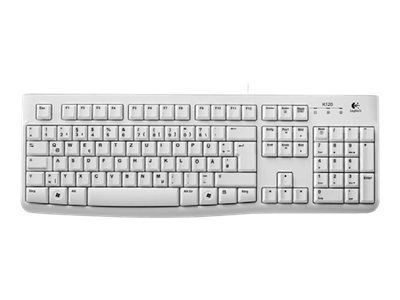 Logitech Keyboard K120 for Business - Whiteна ниска цена с бърза доставка - BestPC.BG