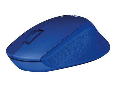 Logitech mouse M330 Silent Plus - blueна ниска цена с бърза доставка - BestPC.BG