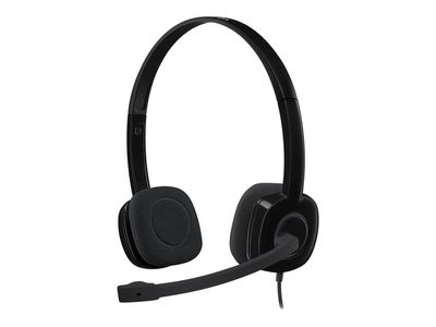 Logitech On-Ear Stereo Headset H151на ниска цена с бърза доставка - BestPC.BG