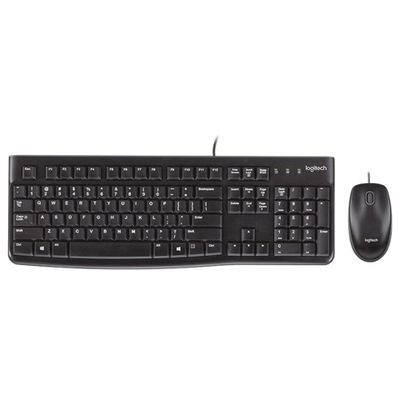 Logitech Keyboard and Mouse Set MK120 - Blackна ниска цена с бърза доставка - BestPC.BG