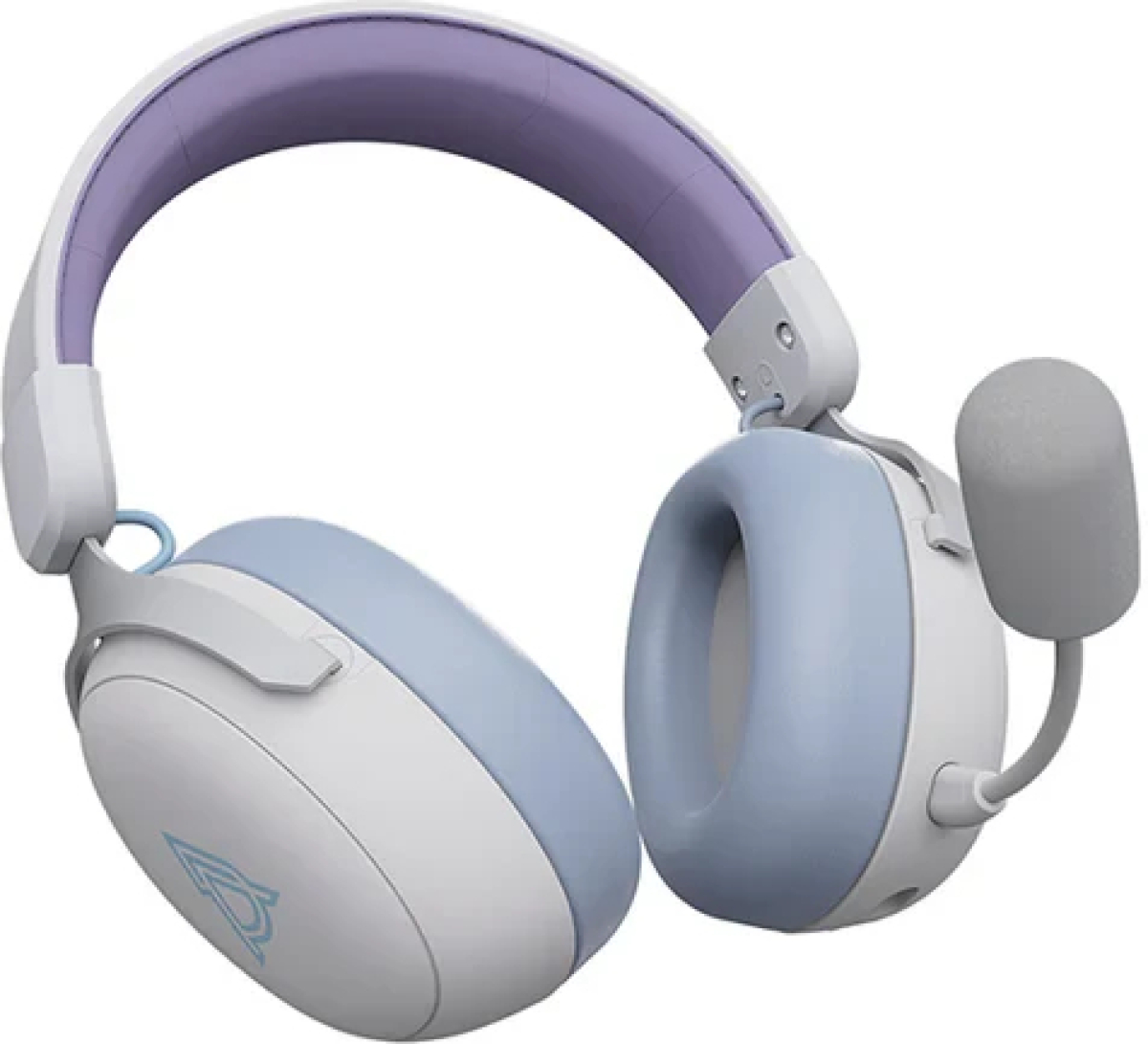 Ajazz безжични геймърски слушалки Wireless Gaming Headphones - AHM08 MAX Purple, White, Blue - Bluetooth , 2.4Gна ниска цена с бърза доставка - BestPC.BG