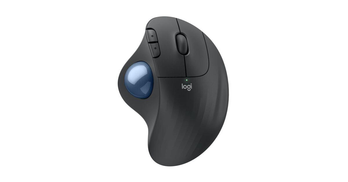 Безжична оптична мишка Logitech ERGO M575S graphite, Trackballна ниска цена с бърза доставка - BestPC.BG