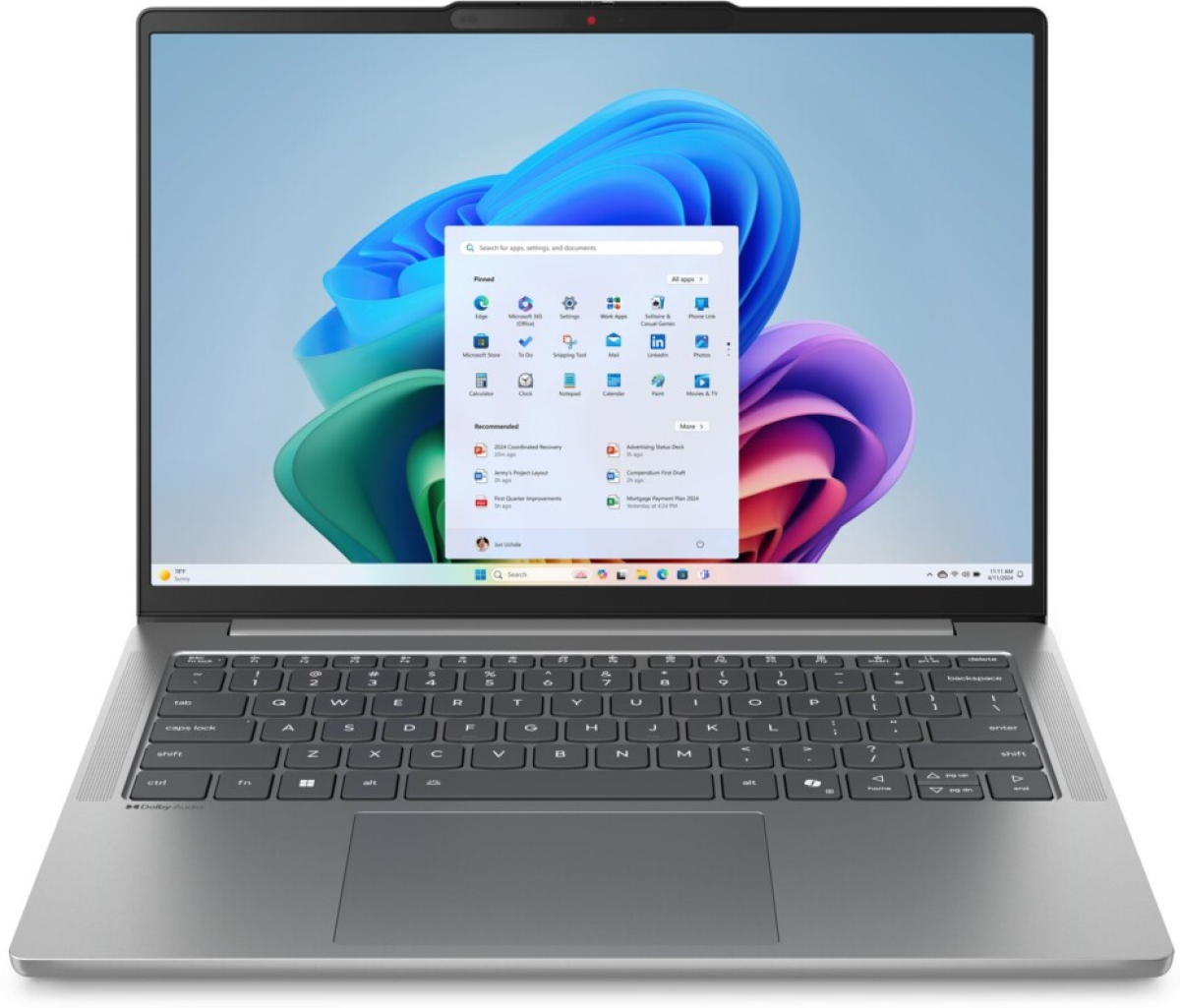 Лаптоп Lenovo IdeaPad Slim 5 14AHP10, 14.0", Full HD+, AMD Ryzen 7 8845HS, AMD Radeon 780M, 32 GB DDR5, 1 TB SSD, Сивна ниска цена с бърза доставка - BestPC.BG