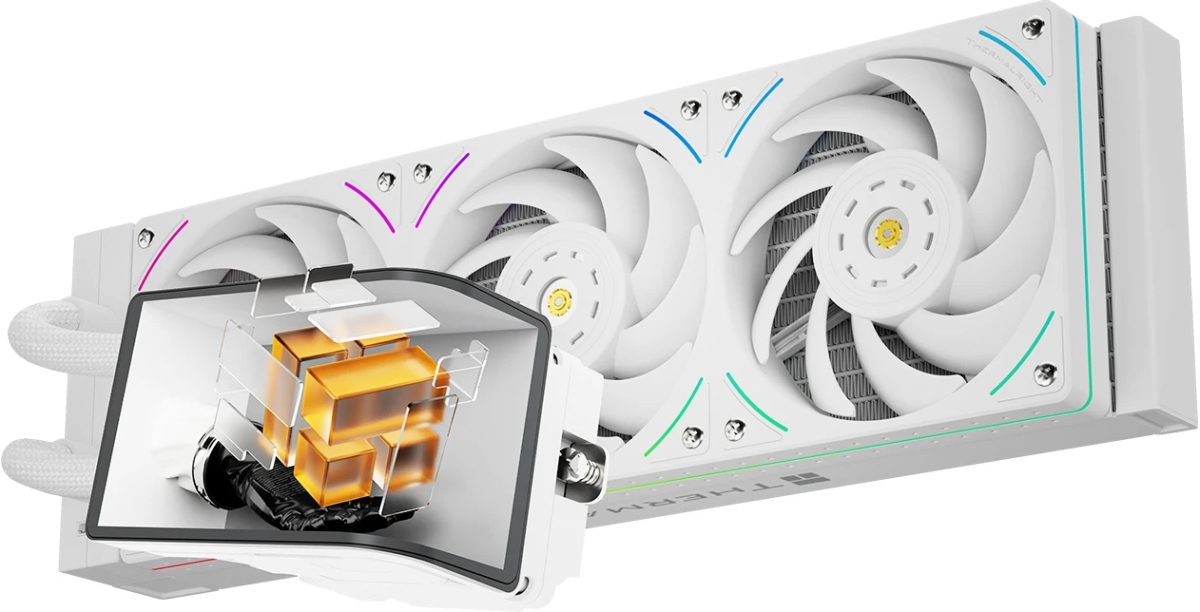 Thermalright водно охлаждане Water Cooling WONDER VISION 360 UB ARGB White - 6.67 inch Curve OLED Displayна ниска цена с бърза доставка - BestPC.BG