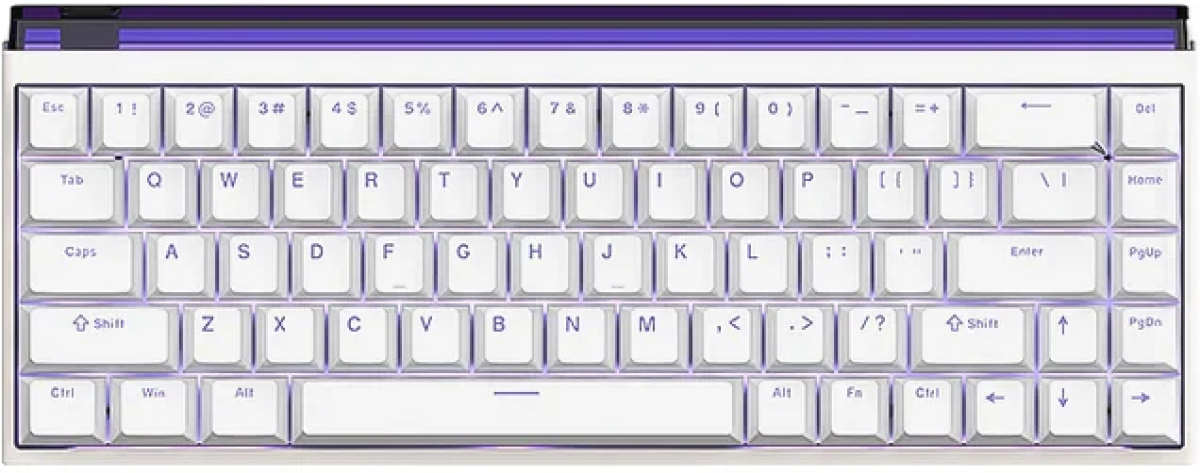 Madlions геймърска клавиатура Professional Gaming Mechanical Keyboard NANO 68 WH - 8K, Magnetic Amber Pro Switchesна ниска цена с бърза доставка - BestPC.BG