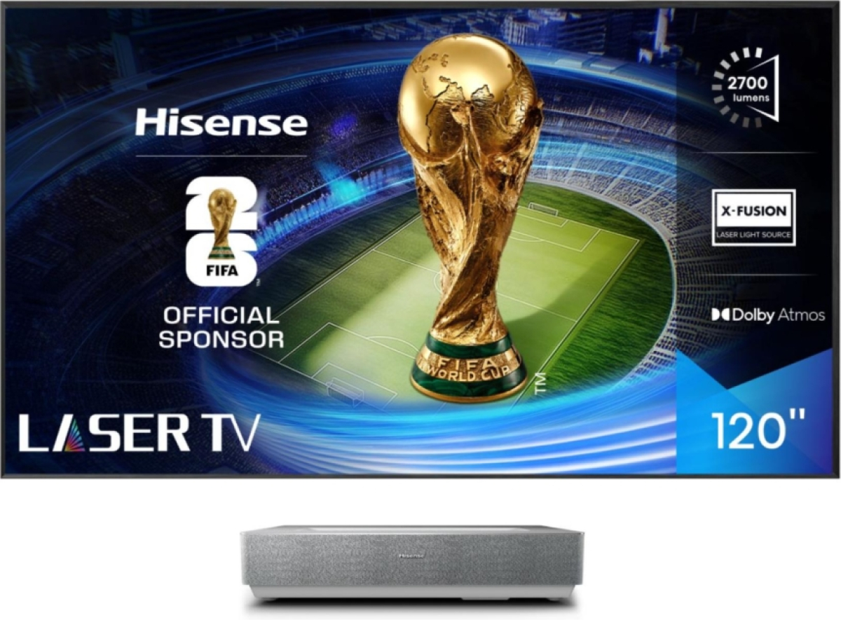 Hisense 120" 120L5ND, 4K Ultra HD 3840x2160, Laser TV, Smart, Vidaa, Blackна ниска цена с бърза доставка - BestPC.BG