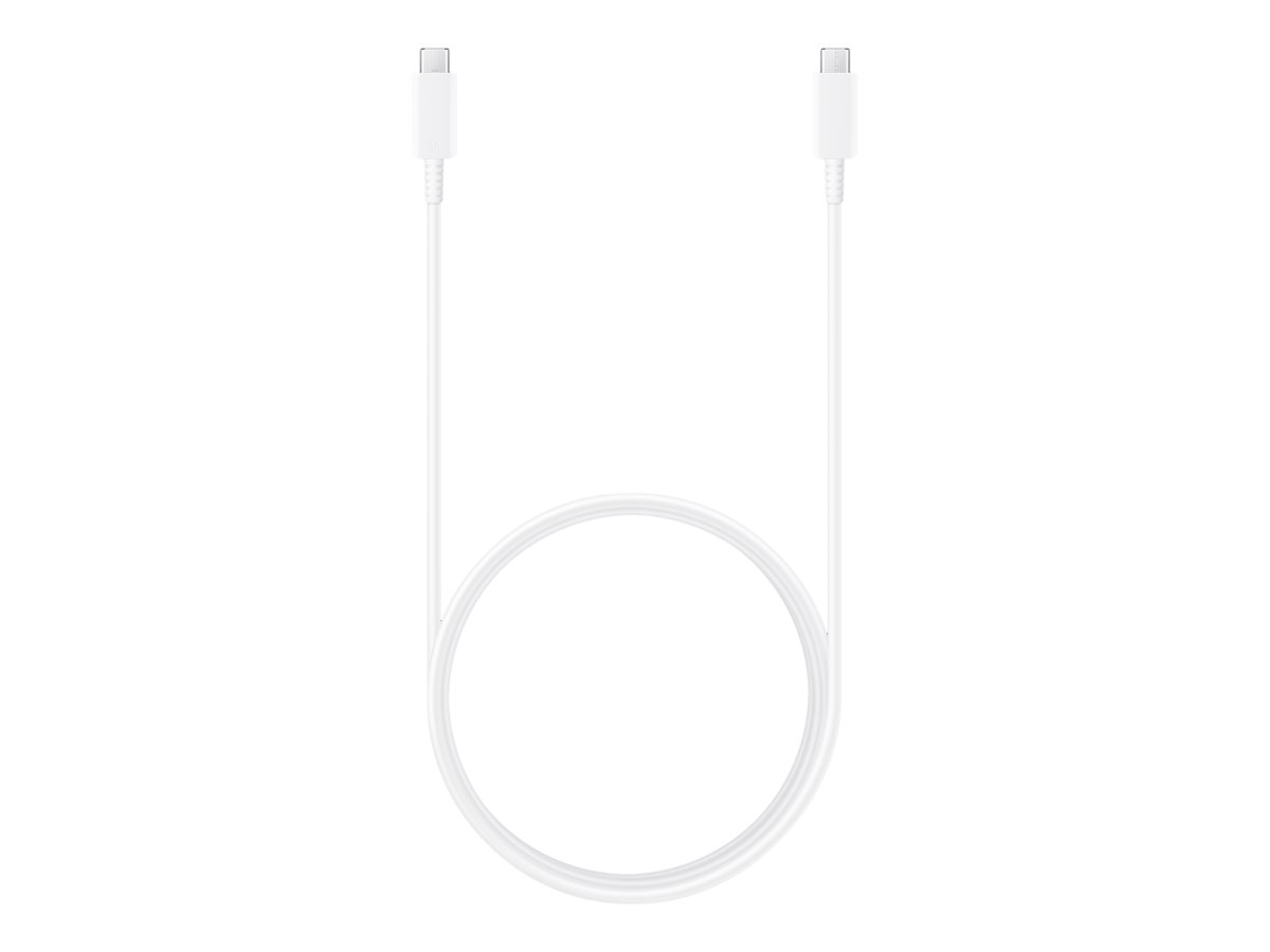 Кабел/адаптер SAMSUNG 1.8m Cable USB-C to USB-C Cable 5A Whiteна ниска цена с бърза доставка - BestPC.BG