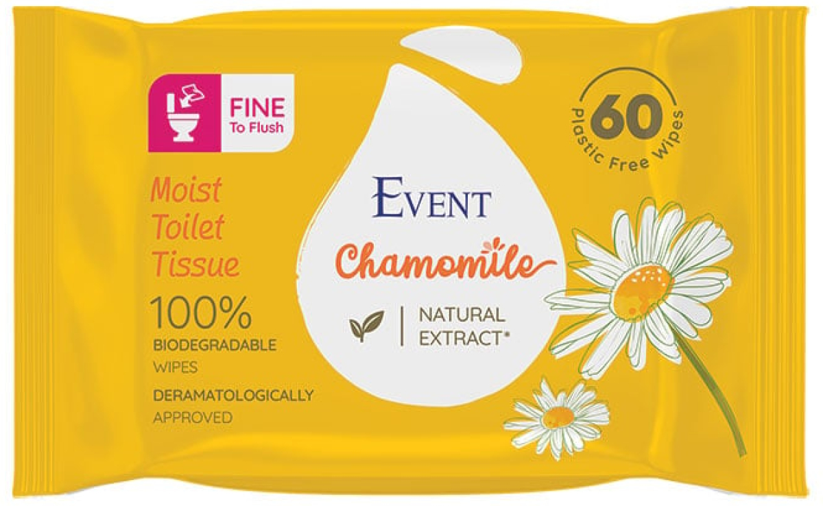 Тоалетна хартия Event, влажна, с лайка, 60 късана ниска цена с бърза доставка - BestPC.BG