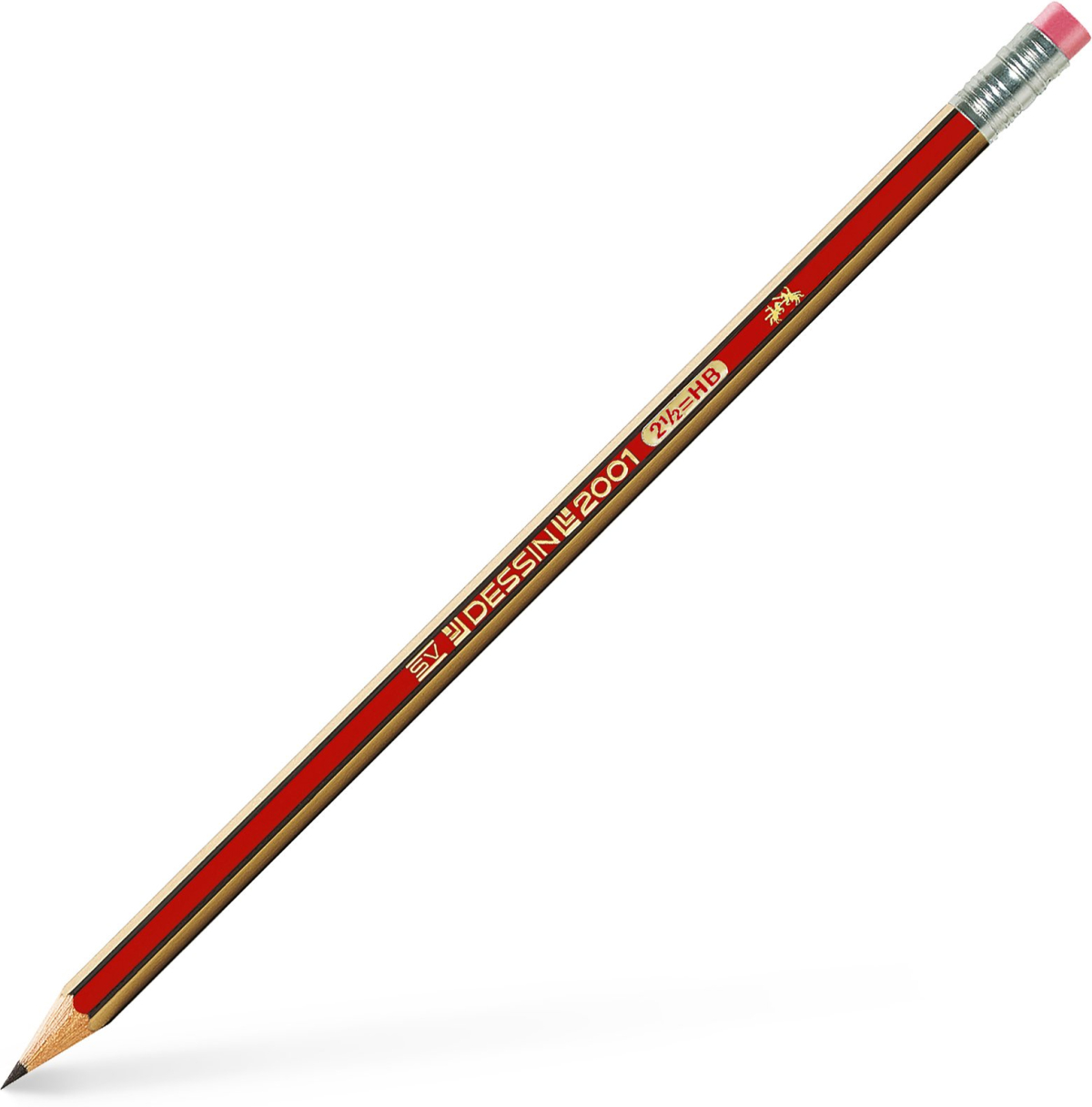 Faber-Castell Молив Dessin 2001, чернографитен, HB, с гумана ниска цена с бърза доставка - BestPC.BG