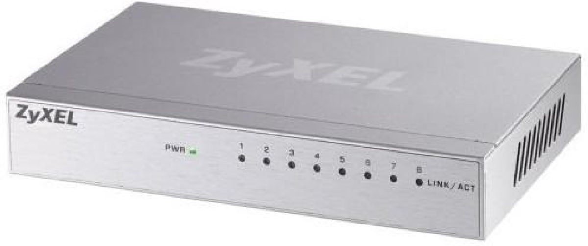 Суич ZYXEL GS-108B v3, 8 портов, Gigabit, метален корпусна ниска цена с бърза доставка - BestPC.BG