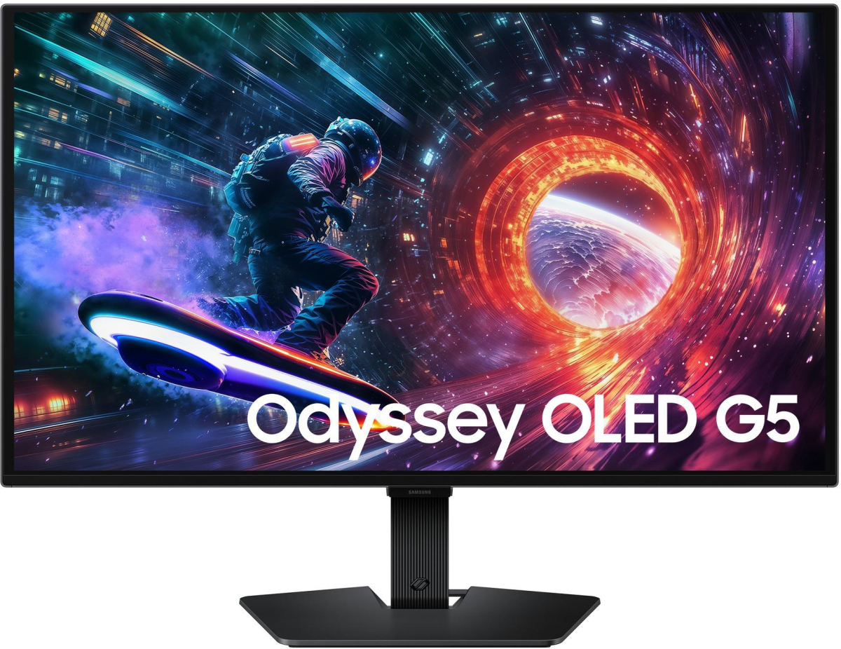 Монитор SAMSUNG Odyssey OLED G5 G50SF - 27 QD-OLED WQHD(2560x1440) 180Hz, 0.03msна ниска цена с бърза доставка - BestPC.BG