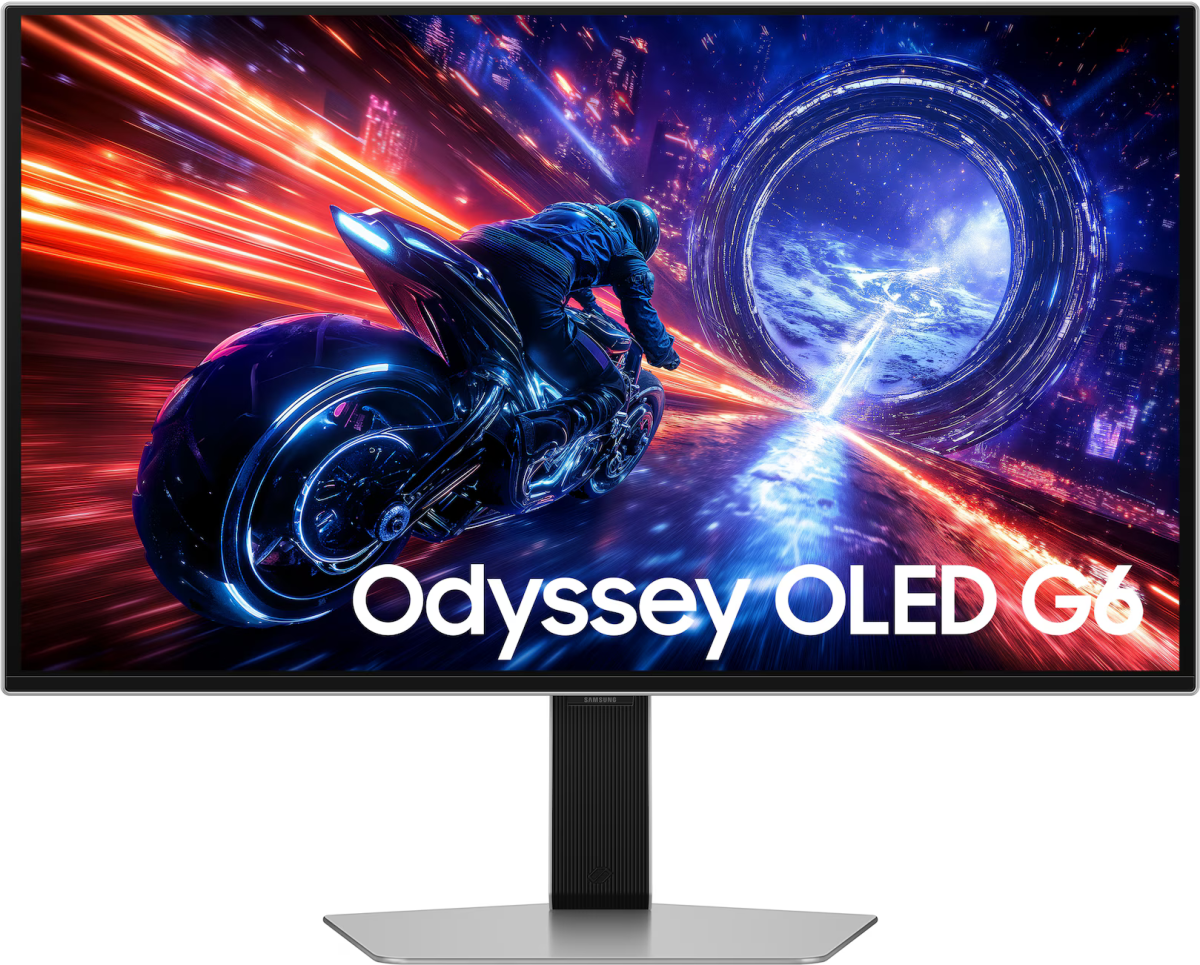 Монитор SAMSUNG Odyssey OLED G6 G60SF - 27 QD-OLED, WQHD(2560x1440) 500Hz, 0.03ms, G-Sync Compatibleна ниска цена с бърза доставка - BestPC.BG