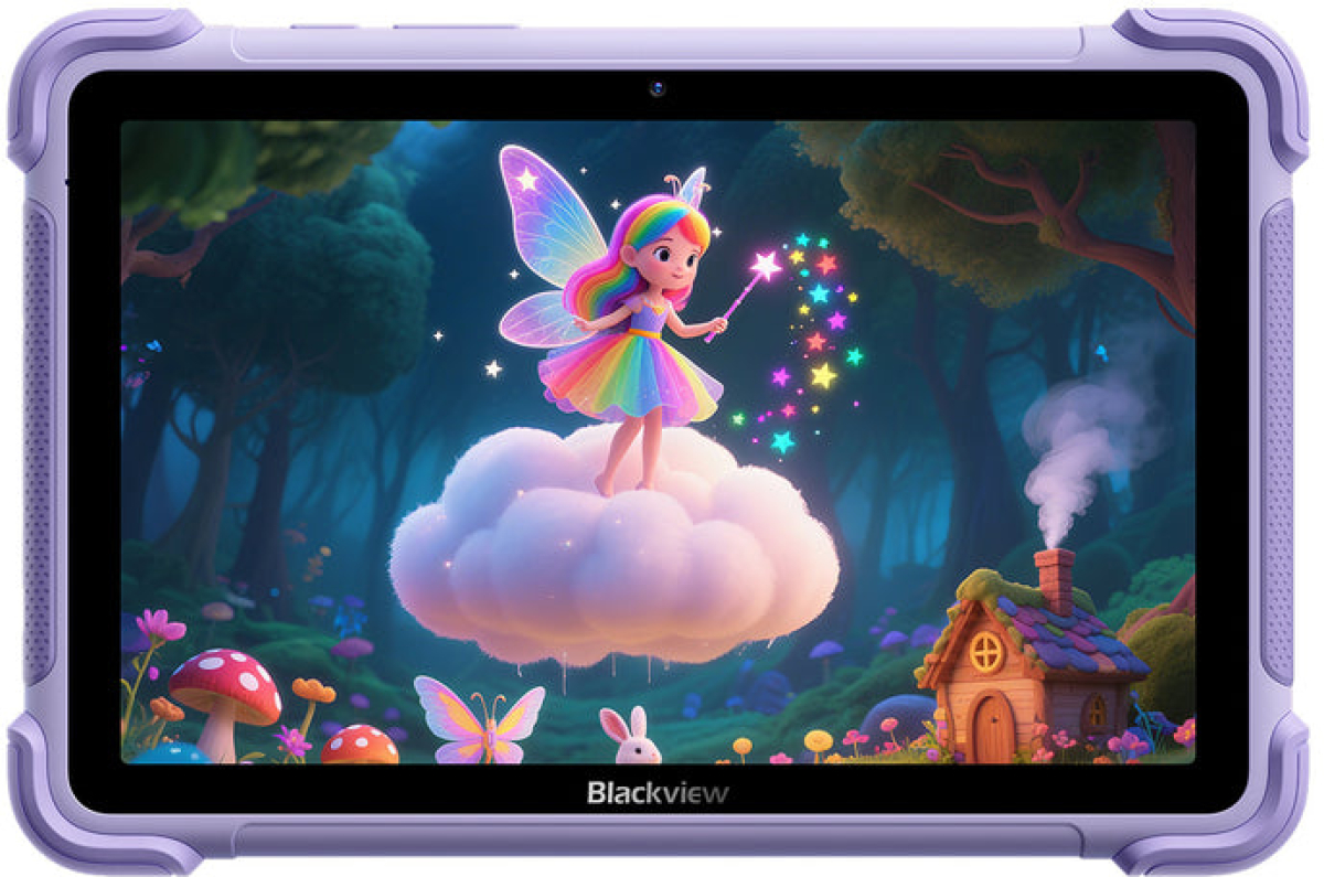 Таблет Blackview LINK 1 Kids WiFi 4, 64GB, 8.68-inch HD IPS, 1340x800, 60Hz, 360nits, 5+8MP Cam, Dual Speakers, Android 16, лилавна ниска цена с бърза доставка - BestPC.BG
