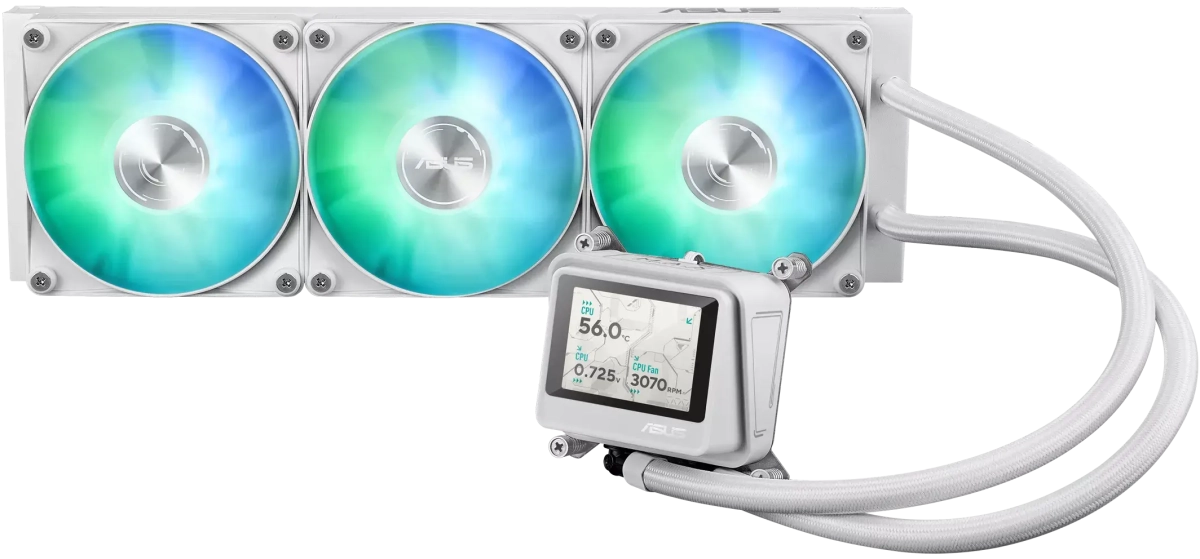 Водно охлаждане ASUS MAX Gaming LC 360 ARGB LCD White Editionна ниска цена с бърза доставка - BestPC.BG