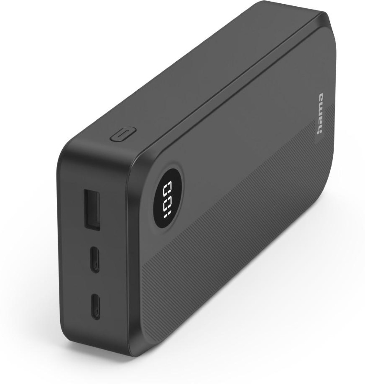 HAMA Външна батерия 20000 mAh, 3 изхода: 2 x USB-C, 1 x USB-A, чернана ниска цена с бърза доставка - BestPC.BG