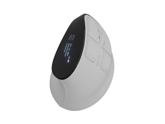 Мишка Natec Euphonie Vertical Mouse PRO Wireless BT 5.0, 4000DPI Silent, Programmable, Whiteна ниска цена с бърза доставка - BestPC.BG