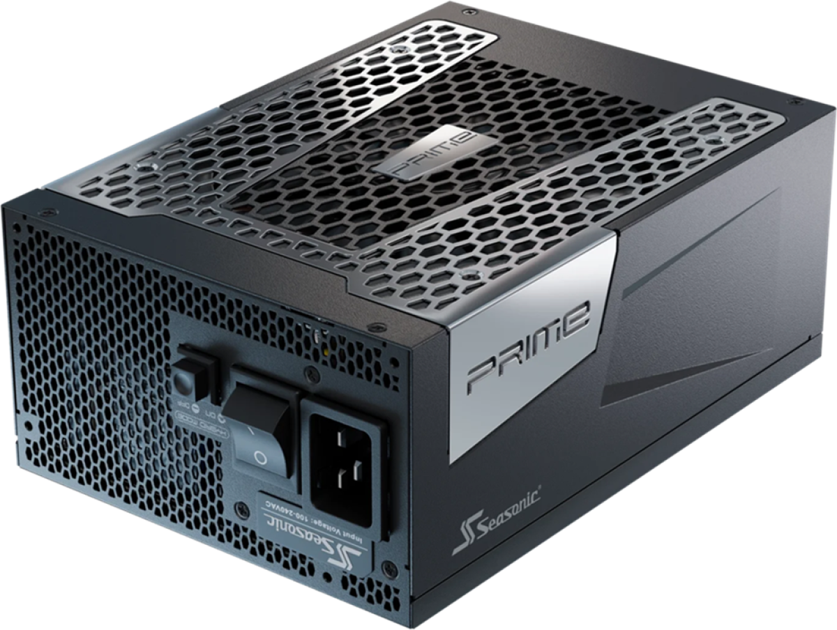 Захранване SEASONIC PRIME TX-1300 TITANIUM, ATX 3.1, 1300 W, 135 mm вентилатор, 80 Plus Titaniumна ниска цена с бърза доставка - BestPC.BG