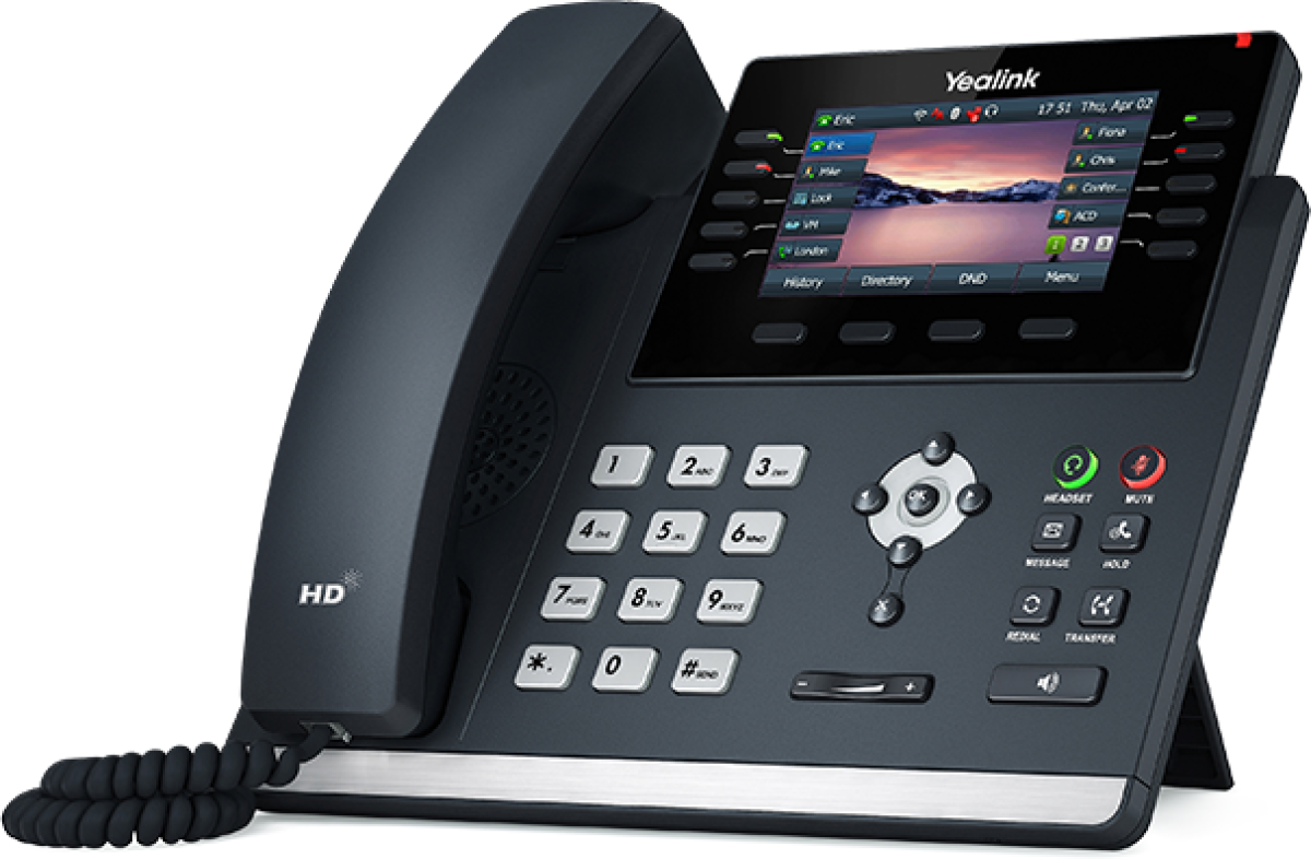 VoIP Продукт IP телефон Yealink T46Uна ниска цена с бърза доставка - BestPC.BG