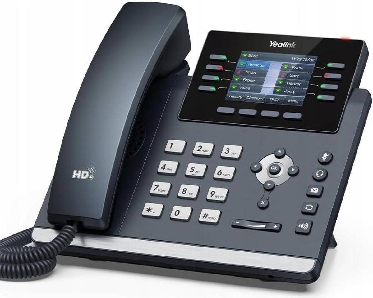 VoIP Продукт IP телефон Yealink T44Uна ниска цена с бърза доставка - BestPC.BG