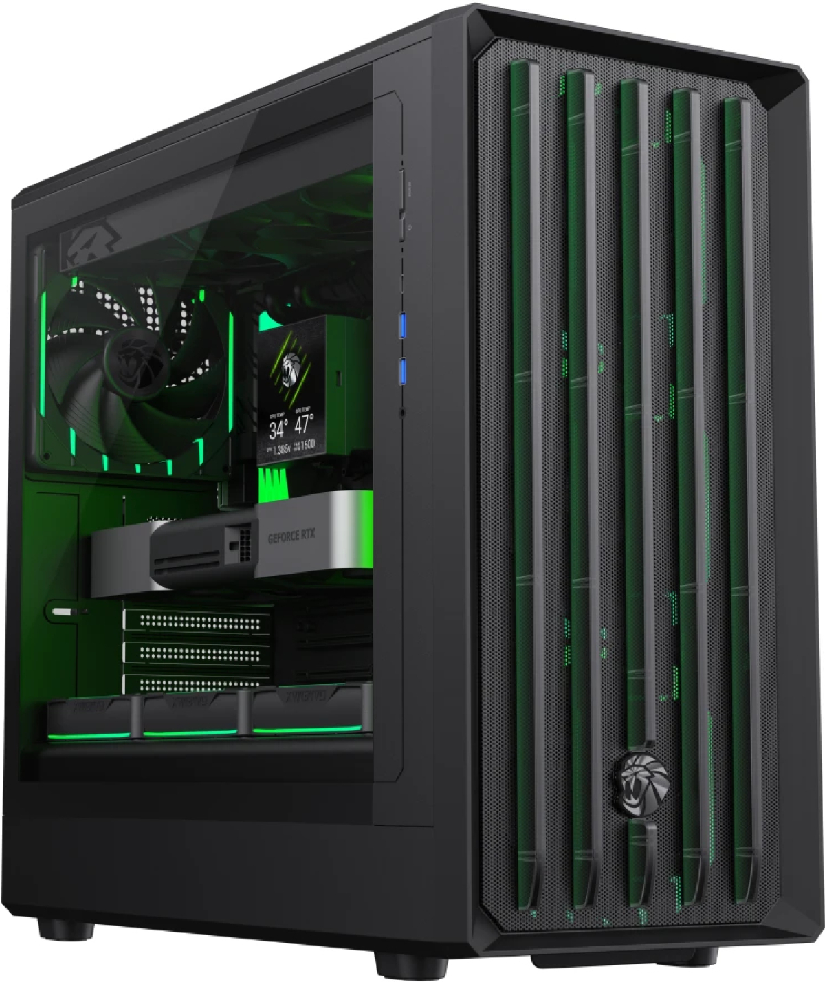 Gamemax кутия Case ATX - CLAW 460 BKна ниска цена с бърза доставка - BestPC.BG