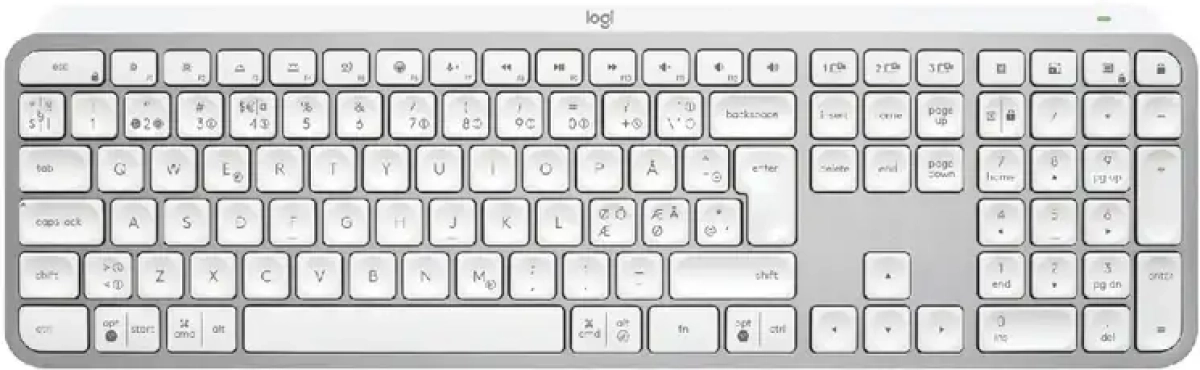 Клавиатура Logitech MX keys S Illuminated, Bluetooth Low Energy, до 3 устройства, LED подсветка, USB-C, сивна ниска цена с бърза доставка - BestPC.BG