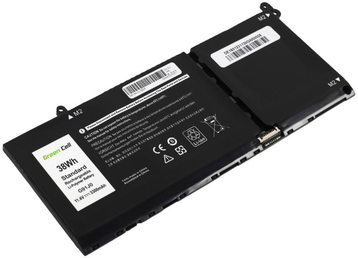 Батерия за лаптоп Dell Latitude 3320 3330 3520 Inspiron 15 3511 3525 5510 G91J0 11.4V 3300mAh LiPo GREEN CELLна ниска цена с бърза доставка - BestPC.BG