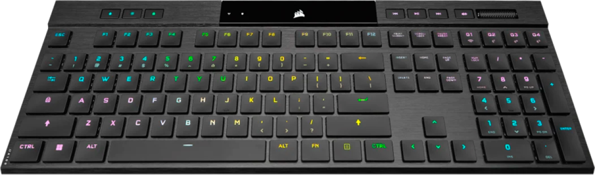 Клавиатура CORSAIR K100 RGB AIR Wireless Ultra-Thin Mechanical, Backlit RGB LED, CHERRY ULP Tactile, Blackна ниска цена с бърза доставка - BestPC.BG