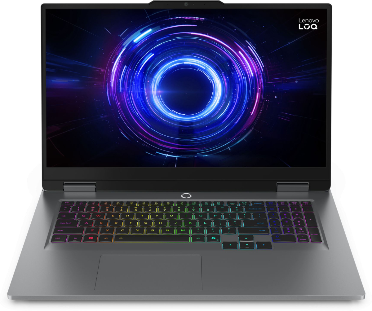 Лаптоп Lenovo LOQ 17IRX10, 17.3", Full HD, Intel Core i7-14700HX, NVIDIA RTX 5070 8GB GDDR7 DLSS 4, 32 GB, 1 TB SSD, Без OS, Сивна ниска цена с бърза доставка - BestPC.BG