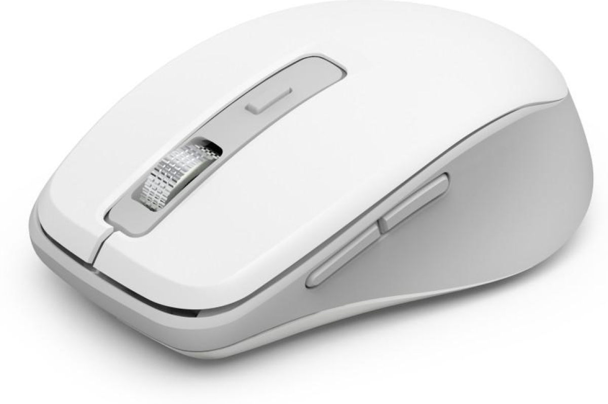 Мишка HAMA WM-450, 2.4 GHz - Bluetooth, 7 бутона, 1600 DPI, до 10 m, бялна ниска цена с бърза доставка - BestPC.BG