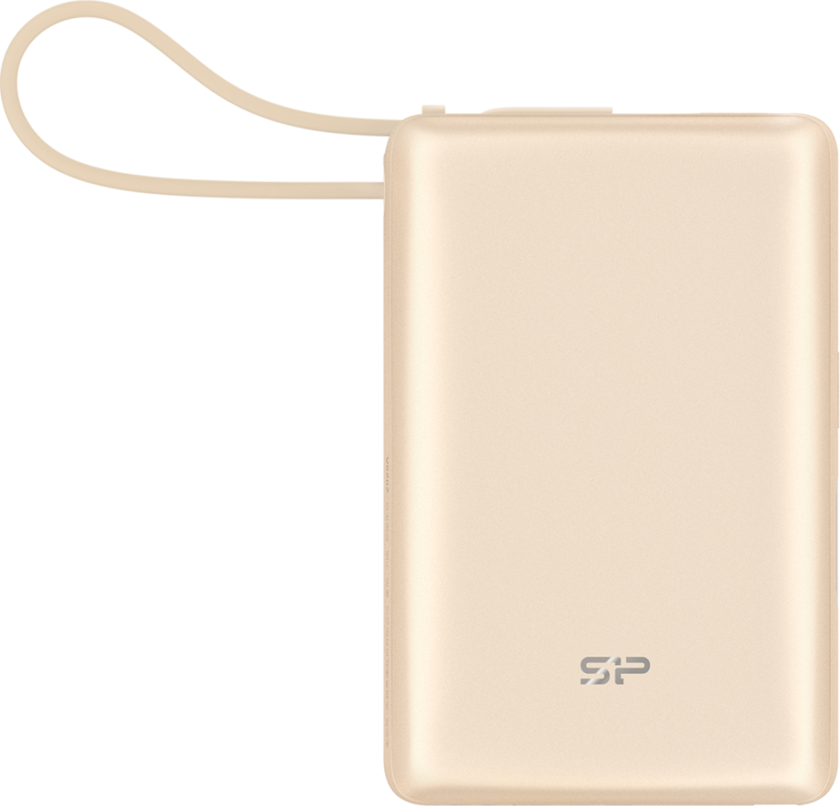 Външна батерия Silicon Power CP10 10000 mAh, USB-C, USB-A, шампанскона ниска цена с бърза доставка - BestPC.BG