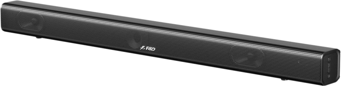 Озвучителна система F&D HT-200 Soundbar 2.0, 30W RMS, Bluetooth 5.3, HDMI ARC, Optical, AUX, USB, дистанционно управление, черенна ниска цена с бърза доставка - BestPC.BG
