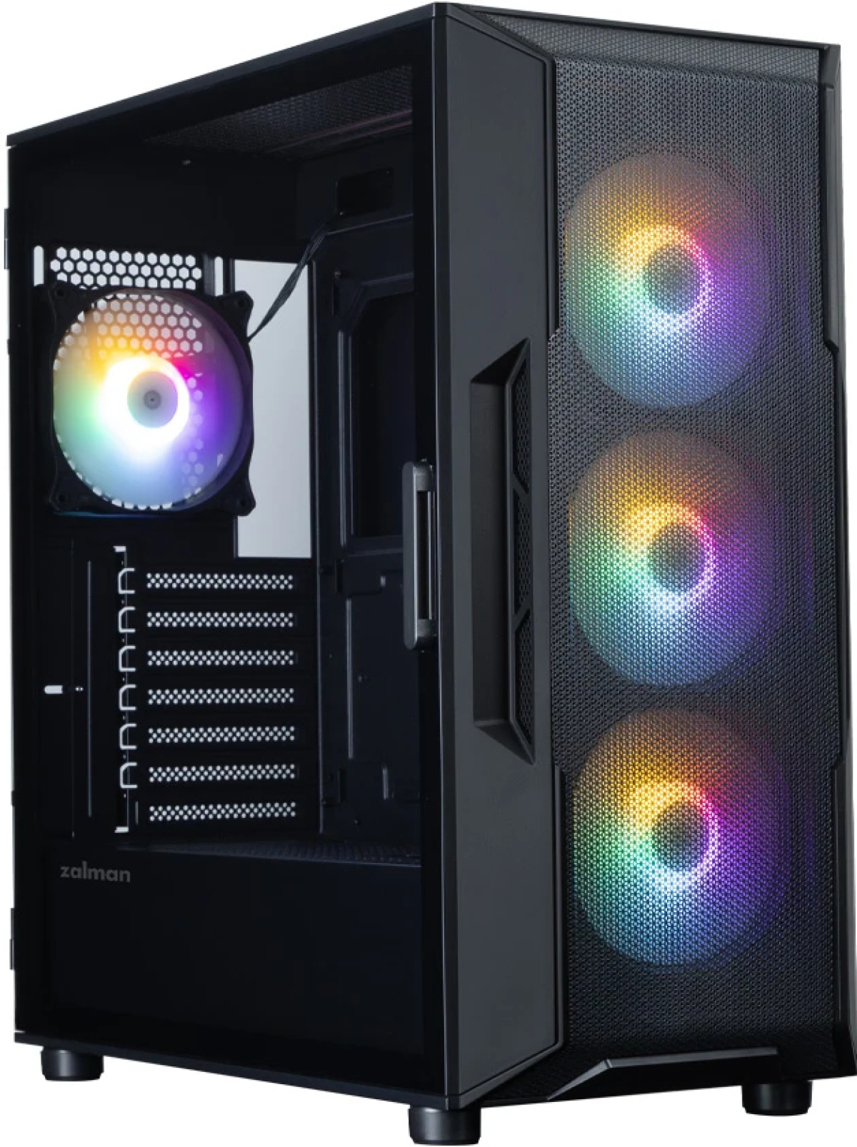 Кутия Zalman Case ATX - I3 NEO V2 Black - RGB, Meshна ниска цена с бърза доставка - BestPC.BG