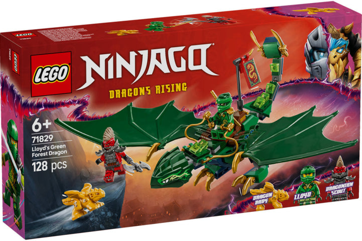 LEGO Ninjago - Lloyd's Green Forest Dragon 71829на ниска цена с бърза доставка - BestPC.BG