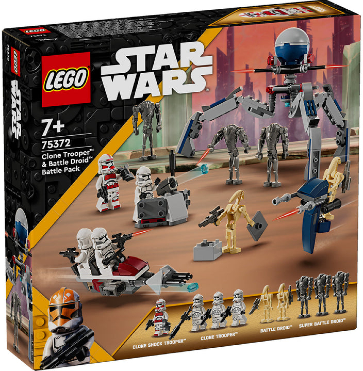 LEGO Clone Trooper & Battle Droid Battle Pack 75372на ниска цена с бърза доставка - BestPC.BG