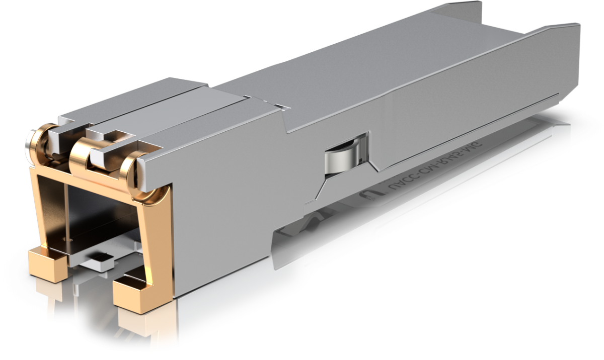 SFP Модул Ubiquiti SFP+ към RJ45 10Gbps UACC-CM-RJ45-MGна ниска цена с бърза доставка - BestPC.BG
